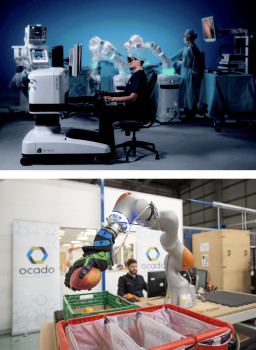 (top) CMR - (bottom) Ocado Technology