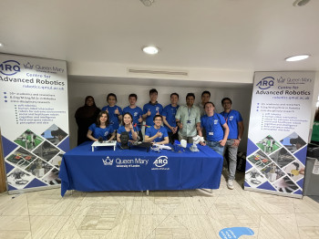 Members of the Centre for Advanced Robotics at the QMUL Festival of Communities